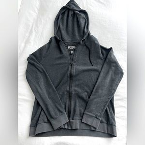 Size L charcoal gray Victoria’s Secret sport zip up hoodie.